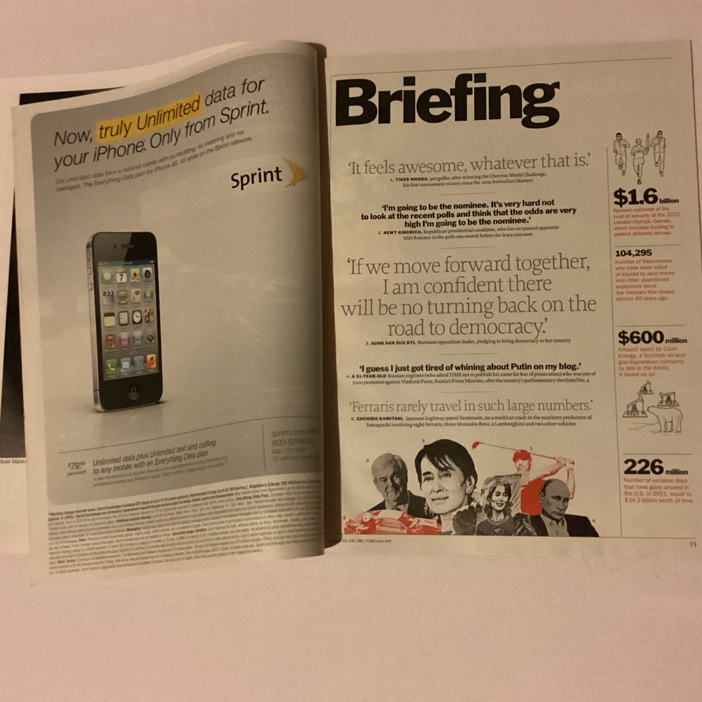 Time Magazine December 19, 2011 Issue - Picture 2 of 4